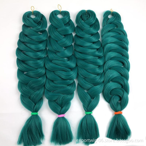 Jumbo Hair Braid 165g Synthetic Braiding Hair Extension Prestretched Synthetic Hair for Braiding for American Black Women
